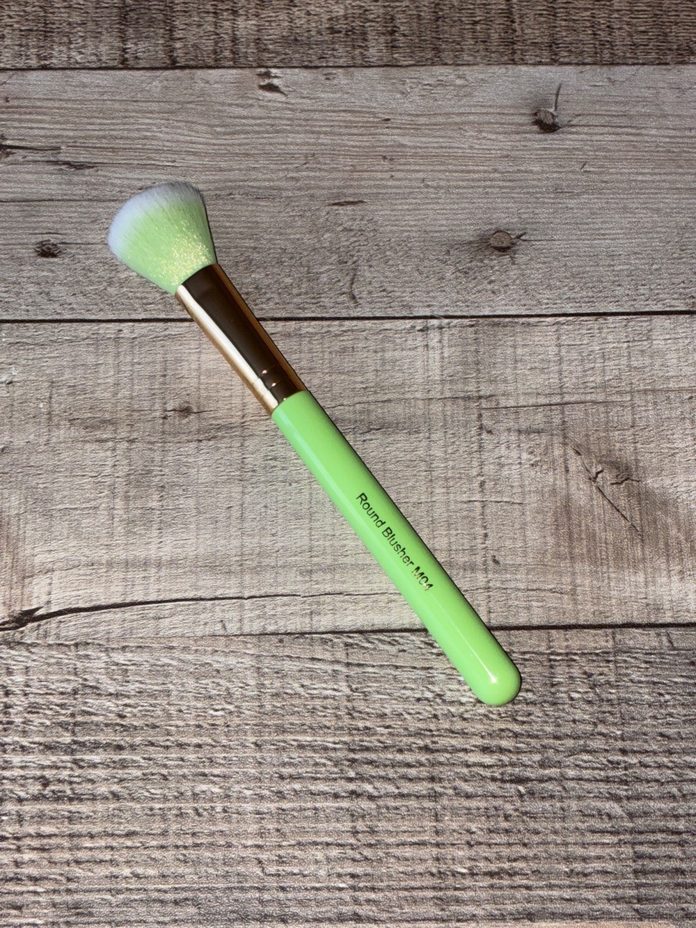 Slmissglam Bright Green Round Blusher Brush
